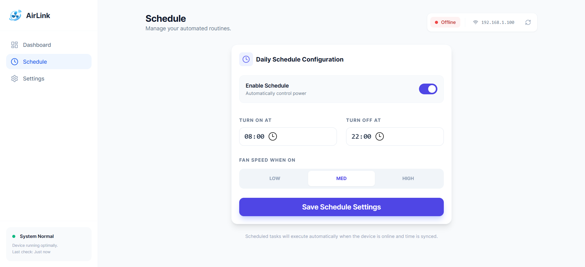 AirLink Dashboard View 2