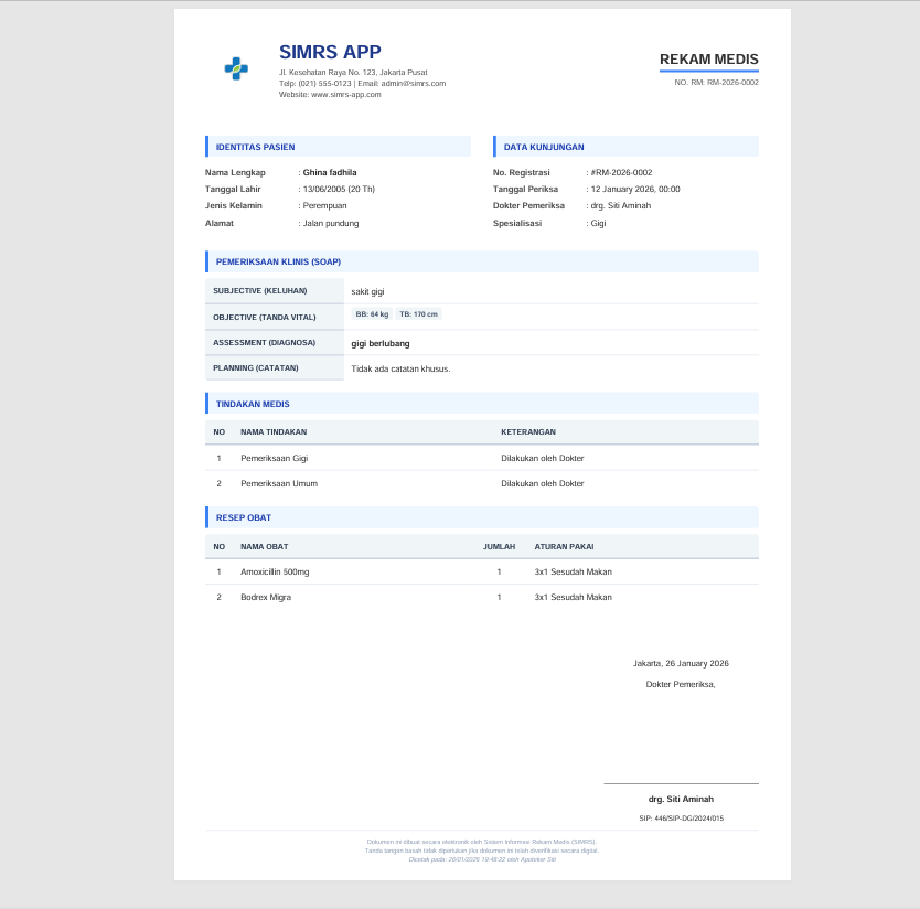 SIRM Billing & Invoices